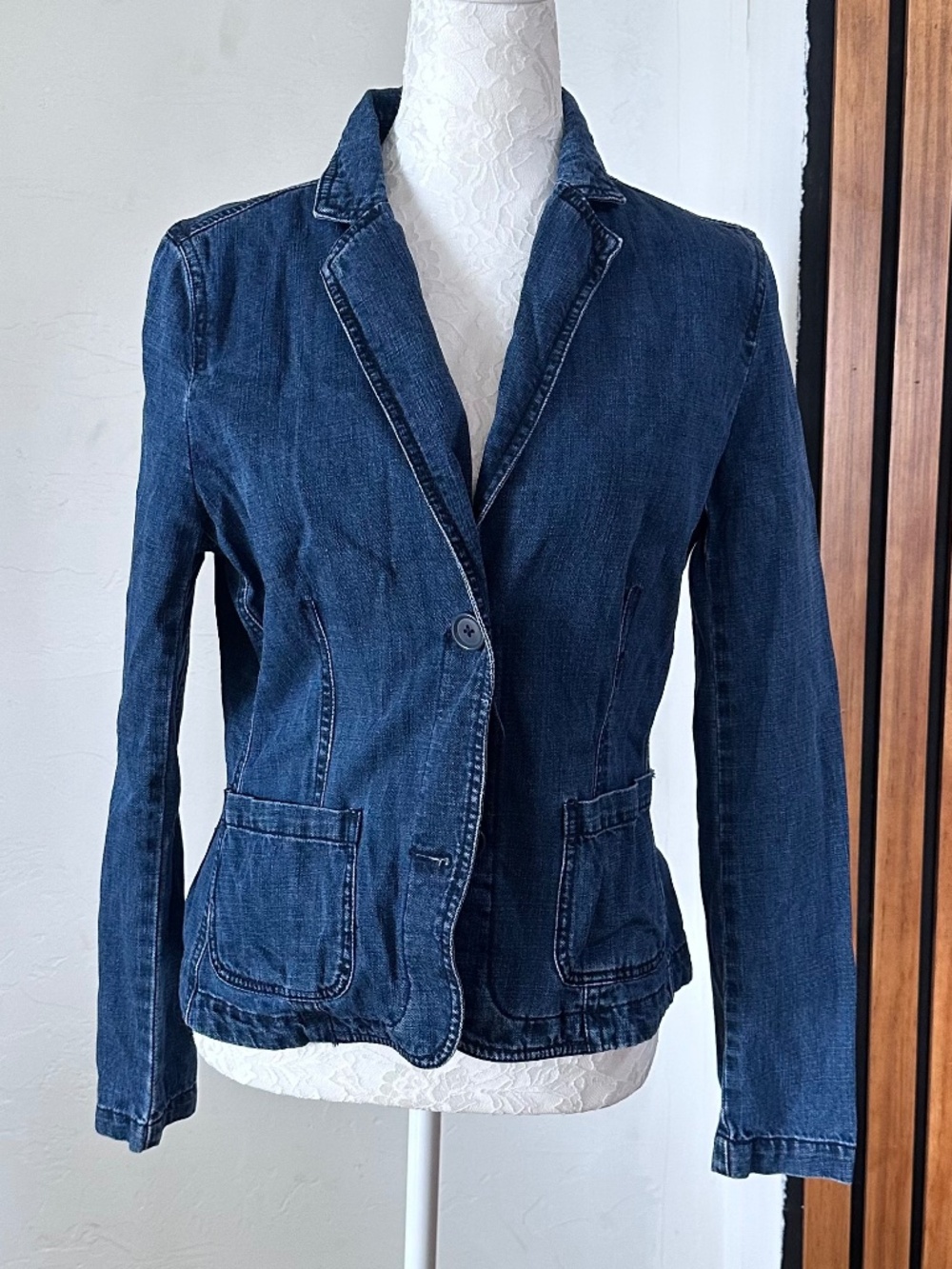 Route 66 100% cotton denim jacket size medium